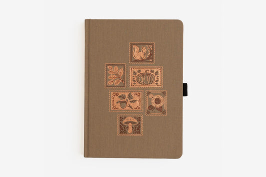 Archer & Olive A5 Dot Grid Notebook - Stamp Collector General Flywheel Stationery Tasmania