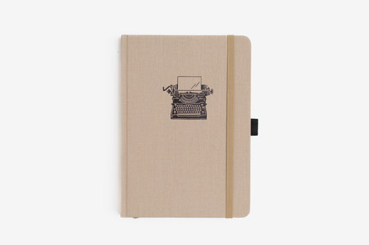 Archer & Olive A5 Dot Grid Notebook - Vintage Typewriter | Flywheel | Stationery | Tasmania
