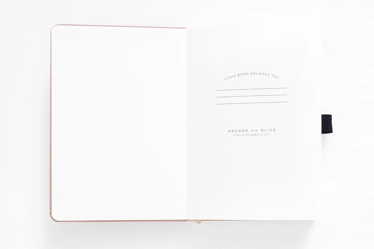 Archer & Olive A5 Dot Grid Notebook - Writer's Desk General Flywheel Stationery Tasmania