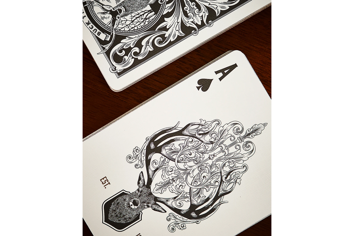 Playing Cards - Antler Black