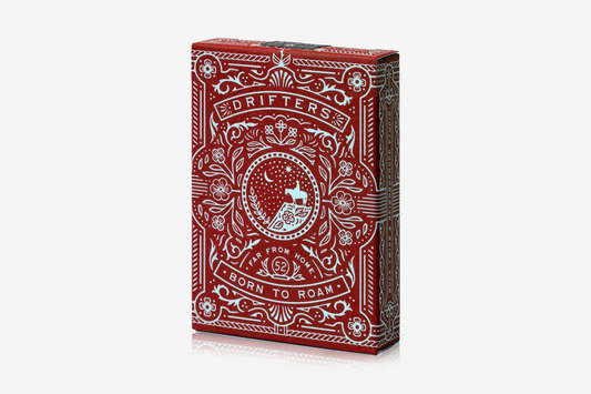Playing Cards - Drifters Red Flywheel Stationery Tasmania