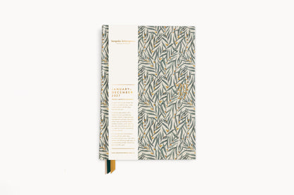 Bespoke Letterpress 2027 Desktop Planner - Golden Wattle Flywheel Stationery Tasmania