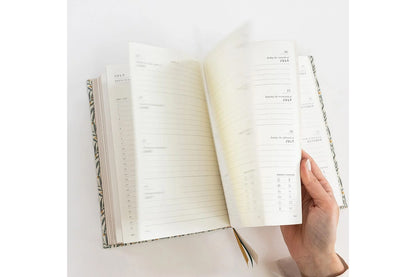Bespoke Letterpress 2027 Desktop Planner - Golden Wattle Flywheel Stationery Tasmania