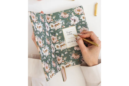Bespoke Letterpress 2027 Petite Planner - Ashbourne Garden Flywheel Stationery Tasmania