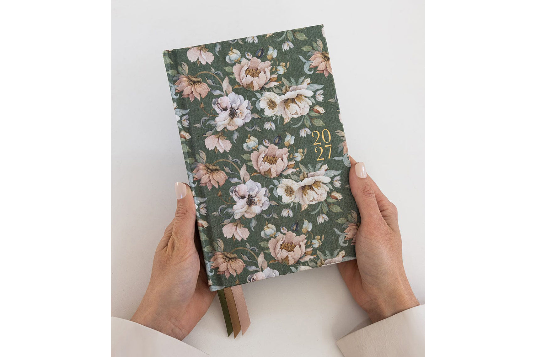 Bespoke Letterpress 2027 Petite Planner - Ashbourne Garden Flywheel Stationery Tasmania
