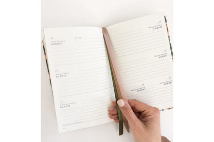 Bespoke Letterpress 2027 Petite Planner - Ashbourne Garden Flywheel Stationery Tasmania