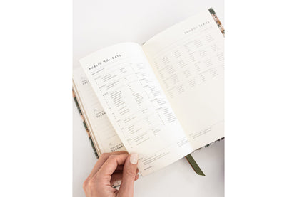 Bespoke Letterpress 2027 Petite Planner - Ashbourne Garden Flywheel Stationery Tasmania