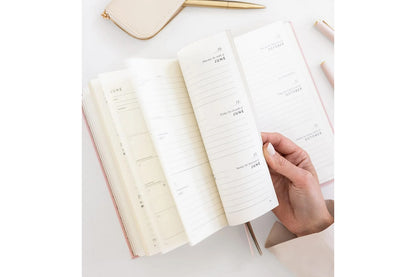 Bespoke Letterpress 2027 Petite Planner - Primrose Flywheel Stationery Tasmania