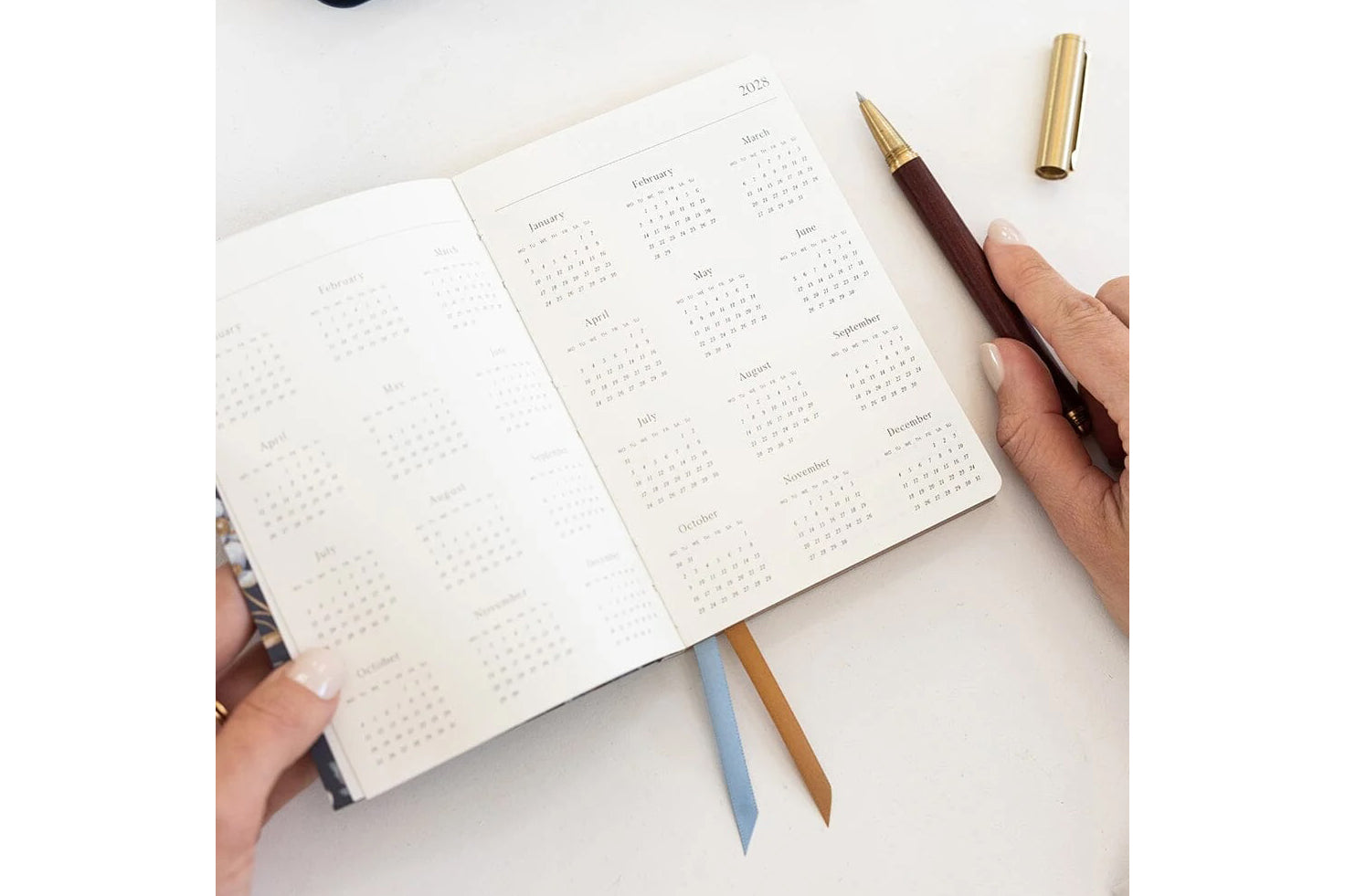Bespoke Letterpress 2027 Pocket Planner - Somerset Estate Flywheel Stationery Tasmania