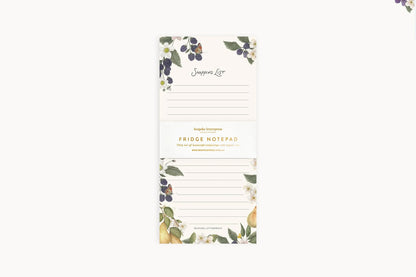 Bespoke Letterpress DL Notepad - Pears Shopping List Flywheel Stationery Tasmania