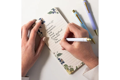 Bespoke Letterpress DL Notepad - Pears Shopping List Flywheel Stationery Tasmania