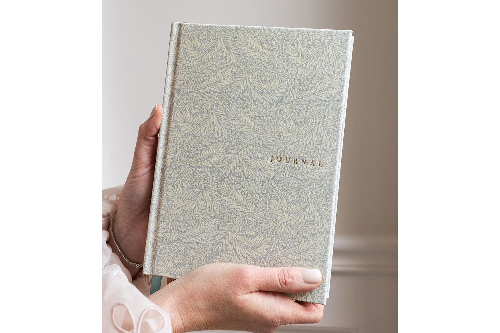 Bespoke Letterpress Lined Linen Journal - Dune Thicket Flywheel Stationery Tasmania
