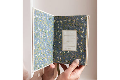 Bespoke Letterpress Lined Linen Pocket Journal - Desert Sand Flywheel Stationery Tasmania