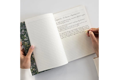 Bespoke Letterpress Workbook - Summer Perennials Flywheel Stationery Tasmania