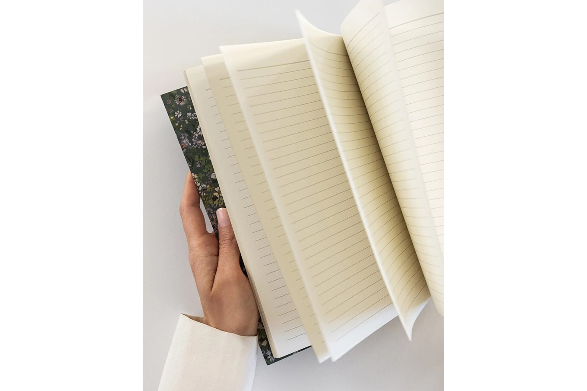 Bespoke Letterpress Workbook - Summer Perennials Flywheel Stationery Tasmania