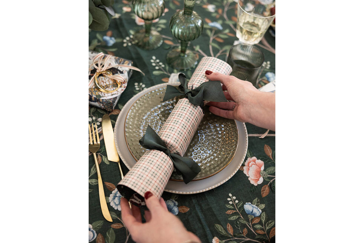 Bespoke Letterpress 10 Pack Christmas Cracker Kit - Mr & Mrs Claus Flywheel Stationery Tasmania