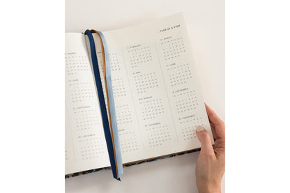 Bespoke Letterpress 2027 Day to Page Large Planner - Somerset Estate Flywheel Stationery Tasmania