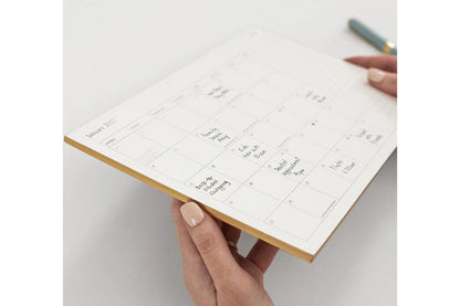 Bespoke Letterpress 2027 Monthly Fridge Magnetic Calendar Flywheel Stationery Tasmania