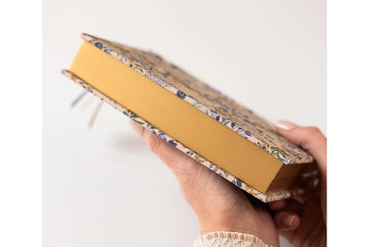 Bespoke Letterpress 2026 Daily Linen Bound Planner - Bluebuds | Flywheel | Stationery | Tasmania