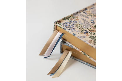 Bespoke Letterpress 2026 Daily Linen Bound Planner - Bluebuds | Flywheel | Stationery | Tasmania