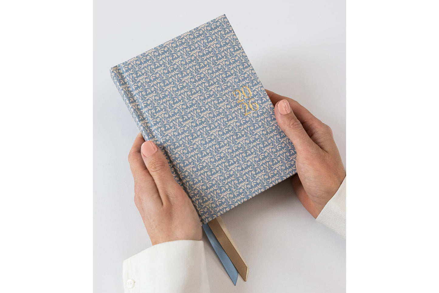 Bespoke Letterpress 2026 Daily Linen Bound Planner - Frost Bramble | Flywheel | Stationery | Tasmania