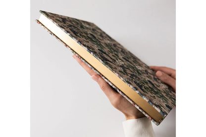 Bespoke Letterpress 2026 Desktop A4 Linen Bound Planner - Botanical Grove | Flywheel | Stationery | Tasmania