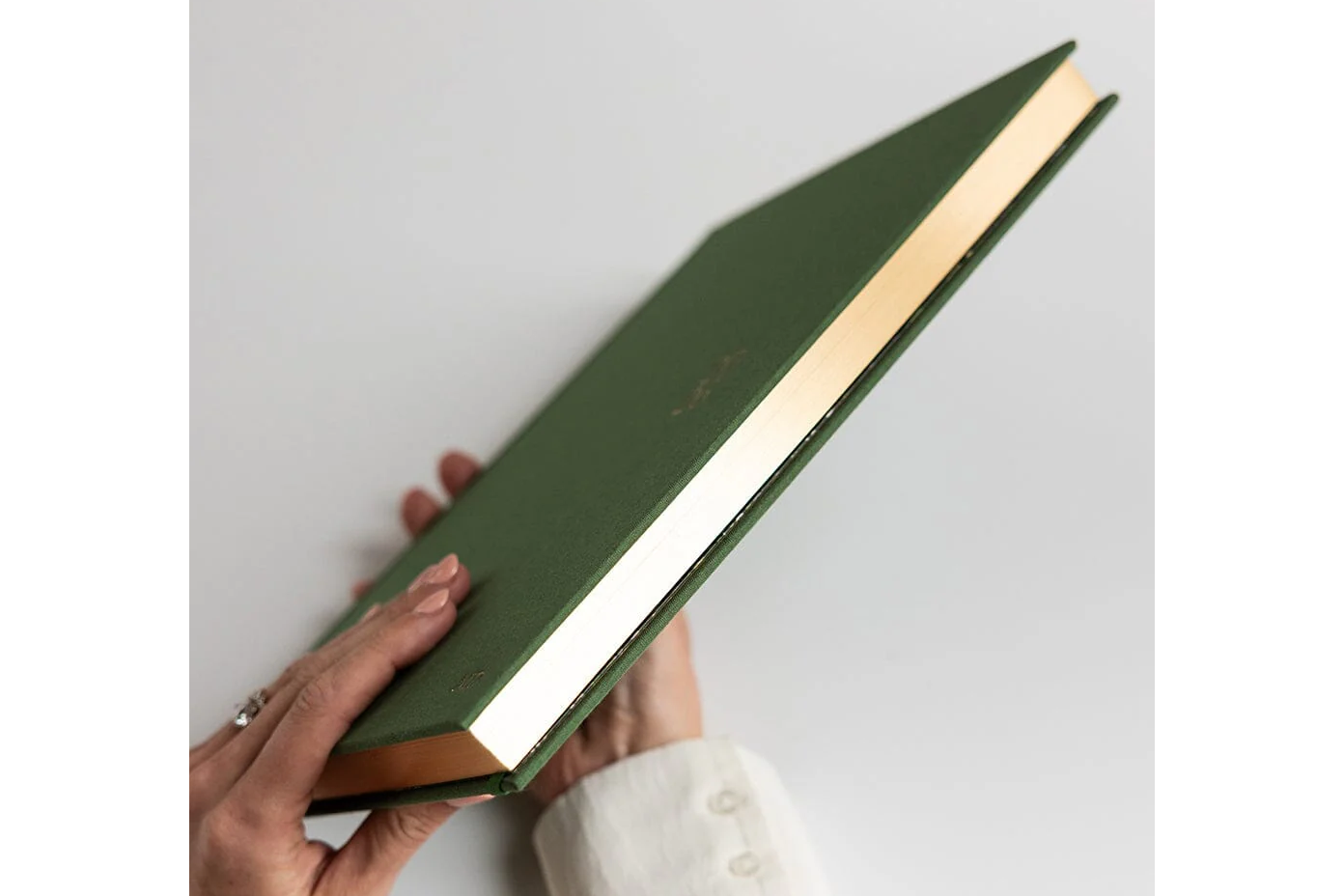 Bespoke Letterpress 2026 Desktop A4 Linen Bound Planner - Finch | Flywheel | Stationery | Tasmania