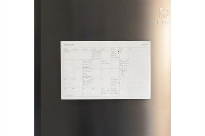 Bespoke Letterpress 2026 Monthly Fridge Magnetic Calendar | Flywheel | Stationery | Tasmania
