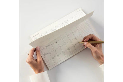 Bespoke Letterpress 2026 Monthly Fridge Magnetic Calendar | Flywheel | Stationery | Tasmania