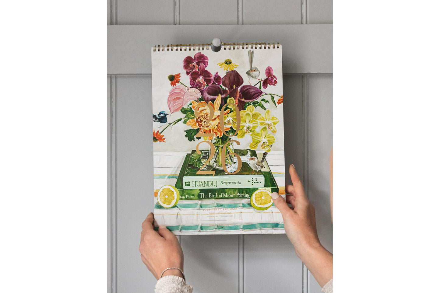 Bespoke Letterpress 2026 Wall Calendar | Flywheel | Stationery | Tasmania