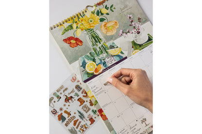 Bespoke Letterpress 2026 Wall Calendar | Flywheel | Stationery | Tasmania