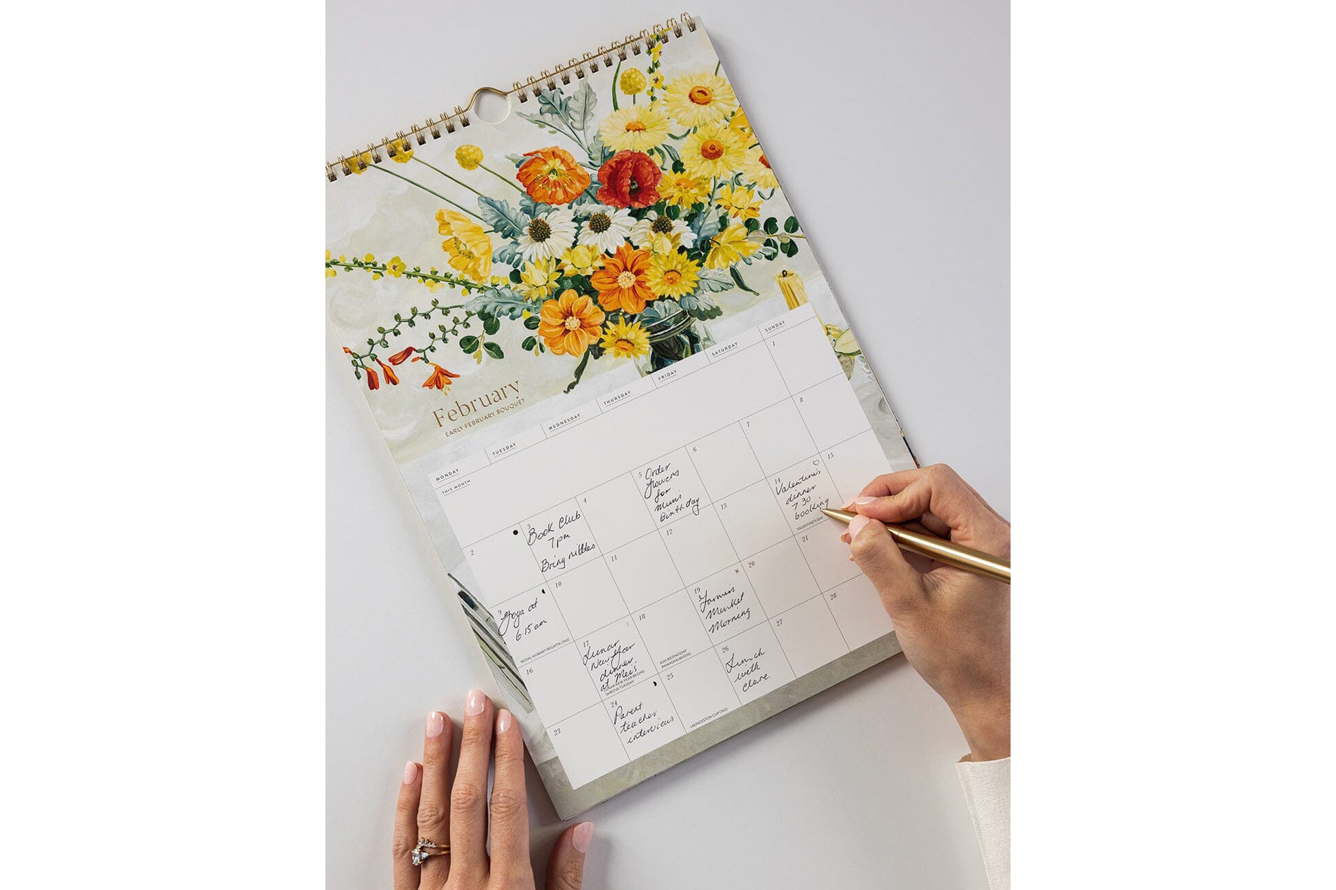 Bespoke Letterpress 2026 Wall Calendar | Flywheel | Stationery | Tasmania