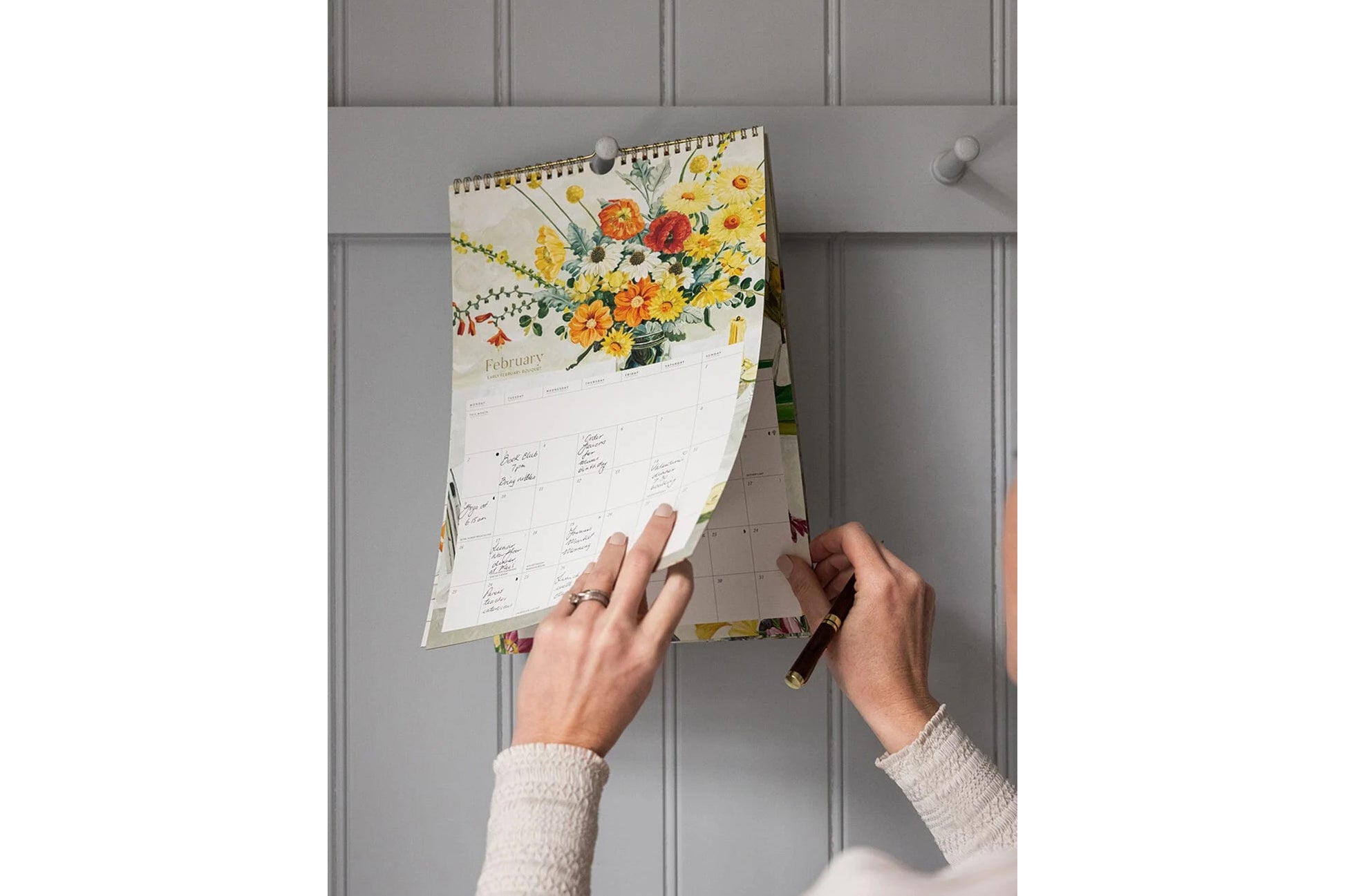 Bespoke Letterpress 2026 Wall Calendar | Flywheel | Stationery | Tasmania