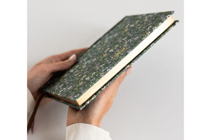 Bespoke Letterpress 2026 Petite Linen Bound Planner - Summer Perennials | Flywheel | Stationery | Tasmania