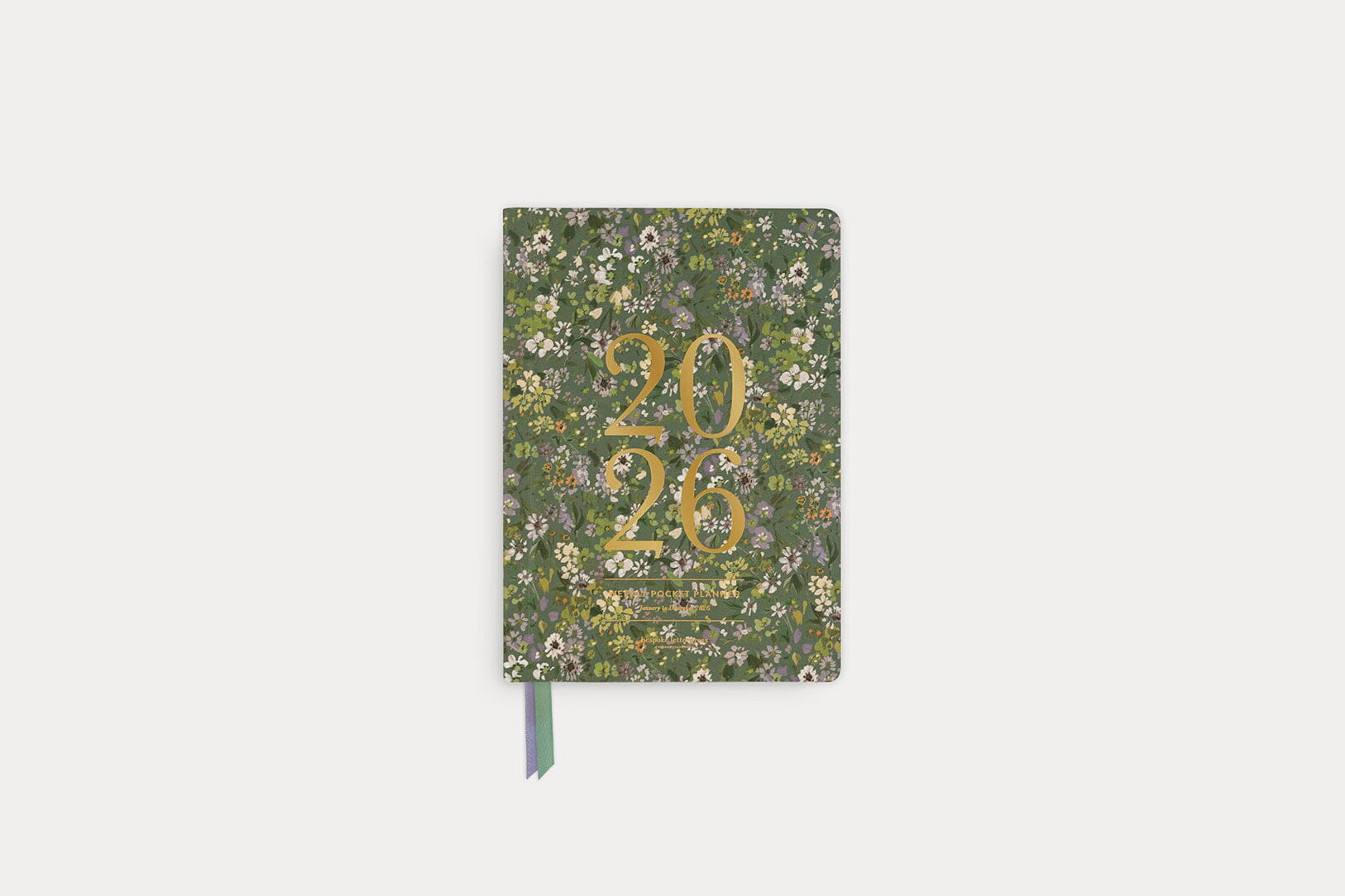 Bespoke Letterpress 2026 Pocket Planner - Summer Perennials | Flywheel | Stationery | Tasmania