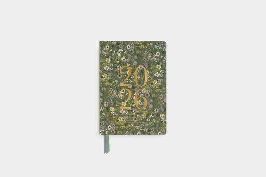 Bespoke Letterpress 2026 Pocket Planner - Summer Perennials | Flywheel | Stationery | Tasmania