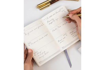 Bespoke Letterpress 2026 Pocket Planner - Summer Perennials | Flywheel | Stationery | Tasmania