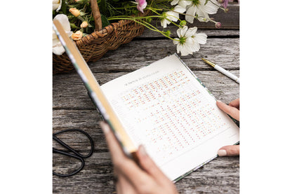 Bespoke Letterpress Heirloom Gardening Journal - Hydrangea | Flywheel | Stationery | Tasmania