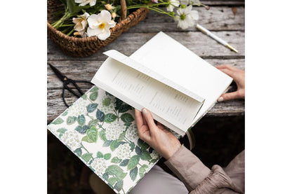 Bespoke Letterpress Heirloom Gardening Journal - Hydrangea | Flywheel | Stationery | Tasmania