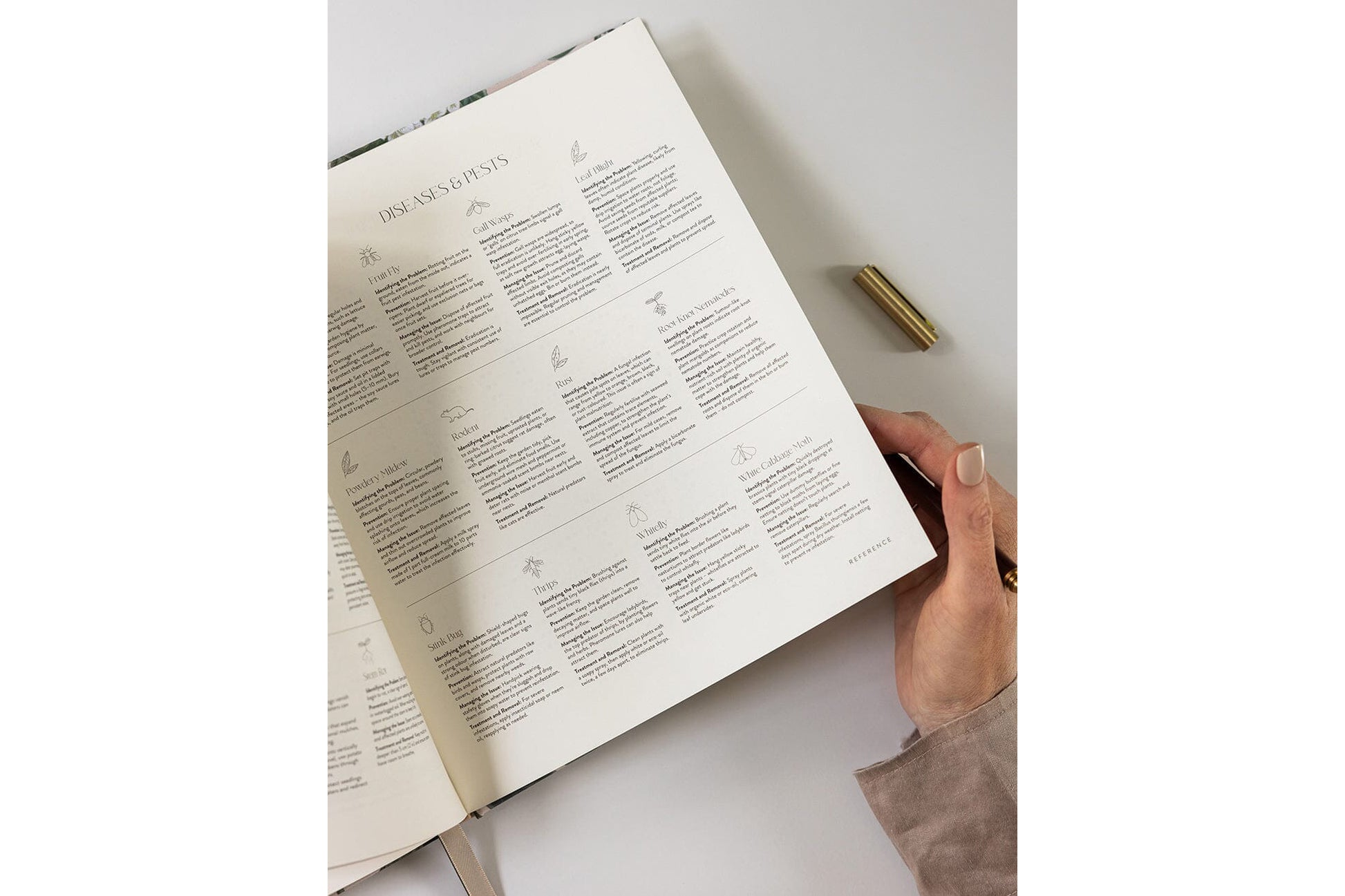 Bespoke Letterpress Heirloom Gardening Journal - Hydrangea | Flywheel | Stationery | Tasmania