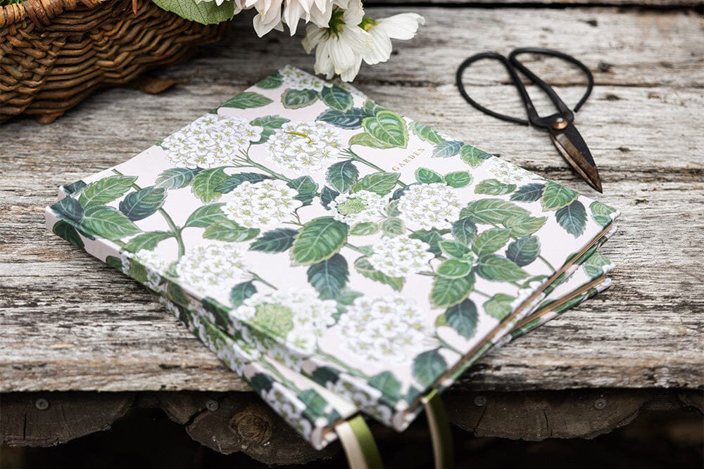 Bespoke Letterpress Heirloom Gardening Journal - Hydrangea | Flywheel | Stationery | Tasmania