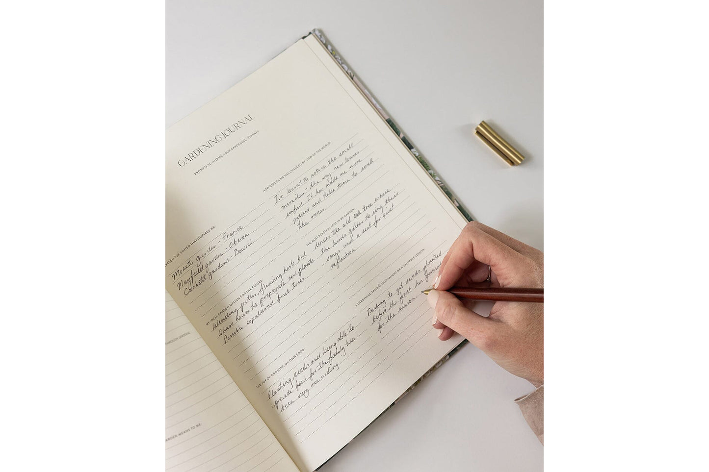 Bespoke Letterpress Heirloom Gardening Journal - Hydrangea | Flywheel | Stationery | Tasmania