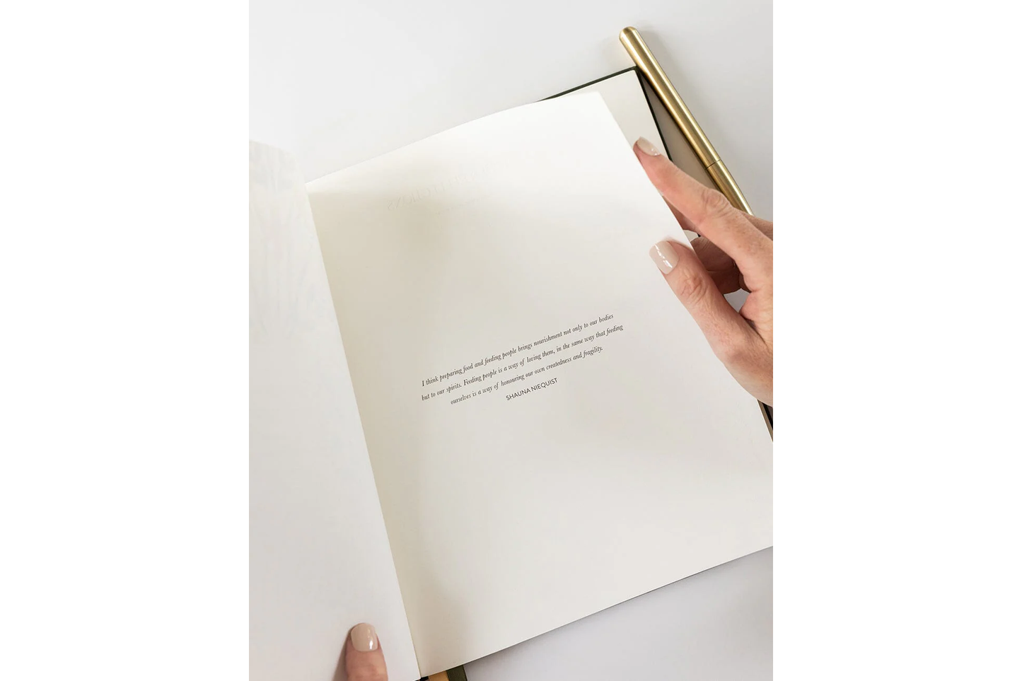 Bespoke Letterpress Heirloom Recipe Book Journal - Basil Green | Flywheel | Stationery | Tasmania