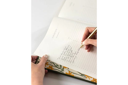 Bespoke Letterpress Heirloom Recipe Book Journal - Basil Green | Flywheel | Stationery | Tasmania