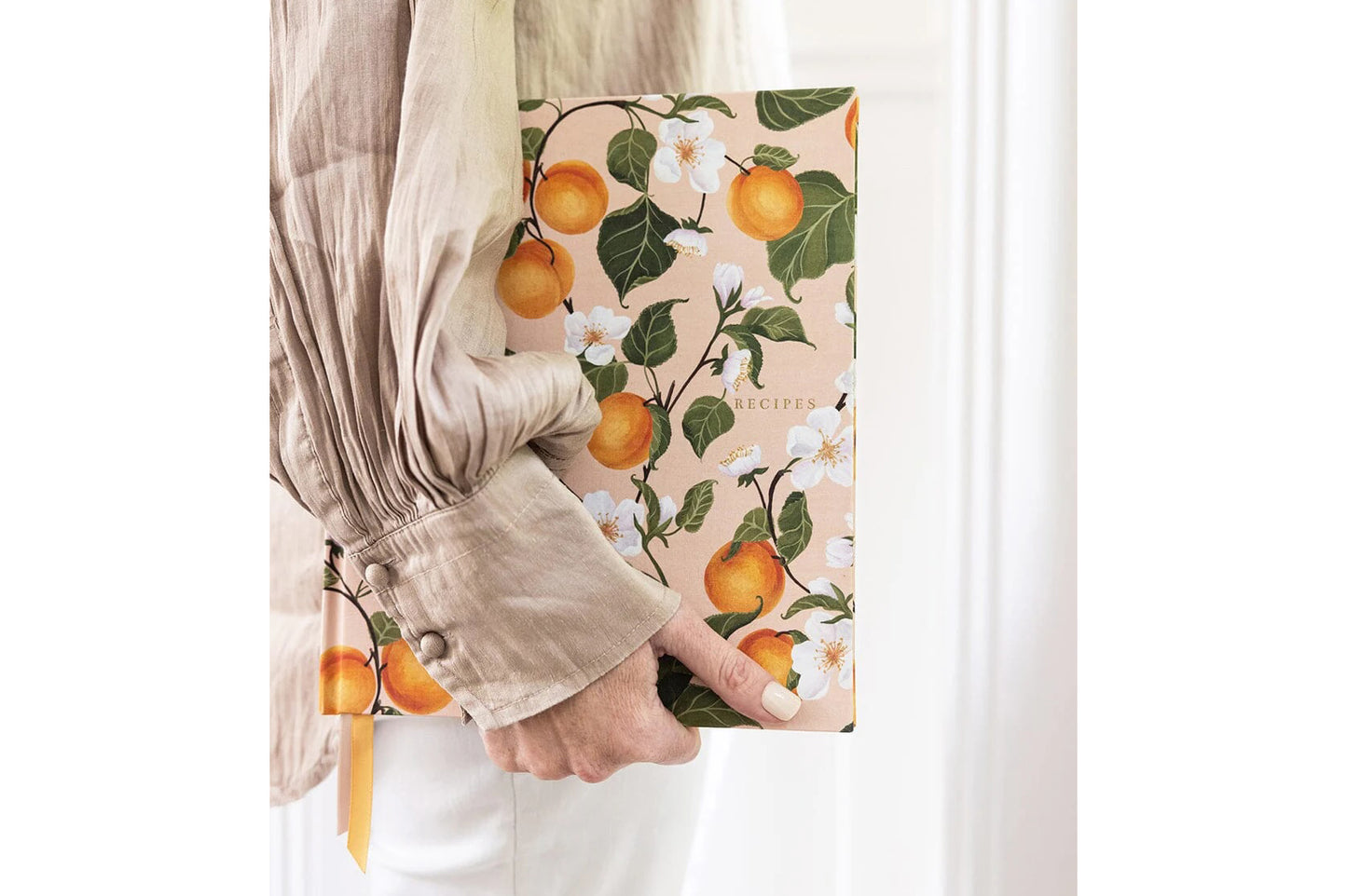 Bespoke Letterpress Heirloom Recipe Book Journal - Peaches | Flywheel | Stationery | Tasmania