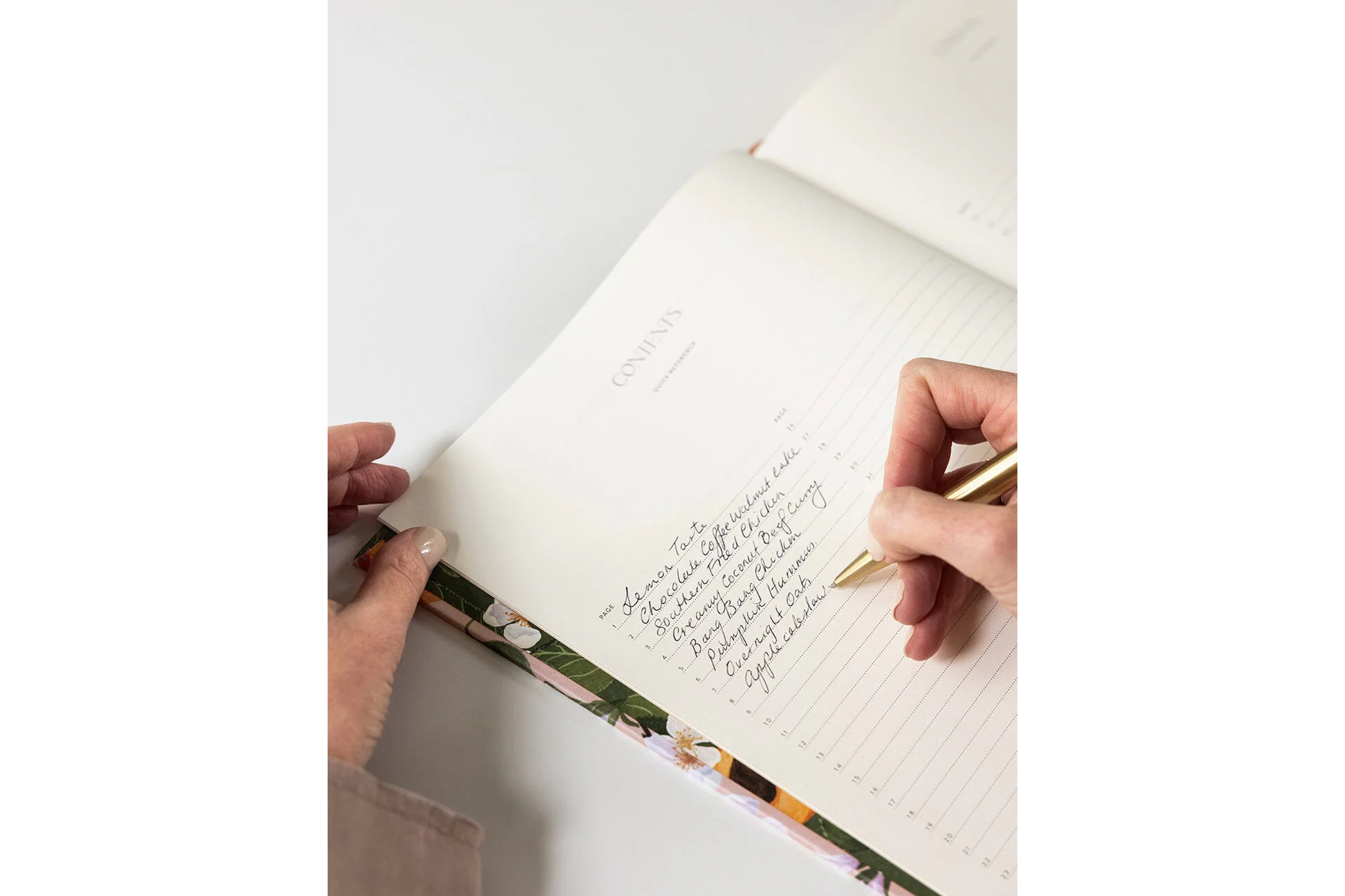 Bespoke Letterpress Heirloom Recipe Book Journal - Peaches | Flywheel | Stationery | Tasmania