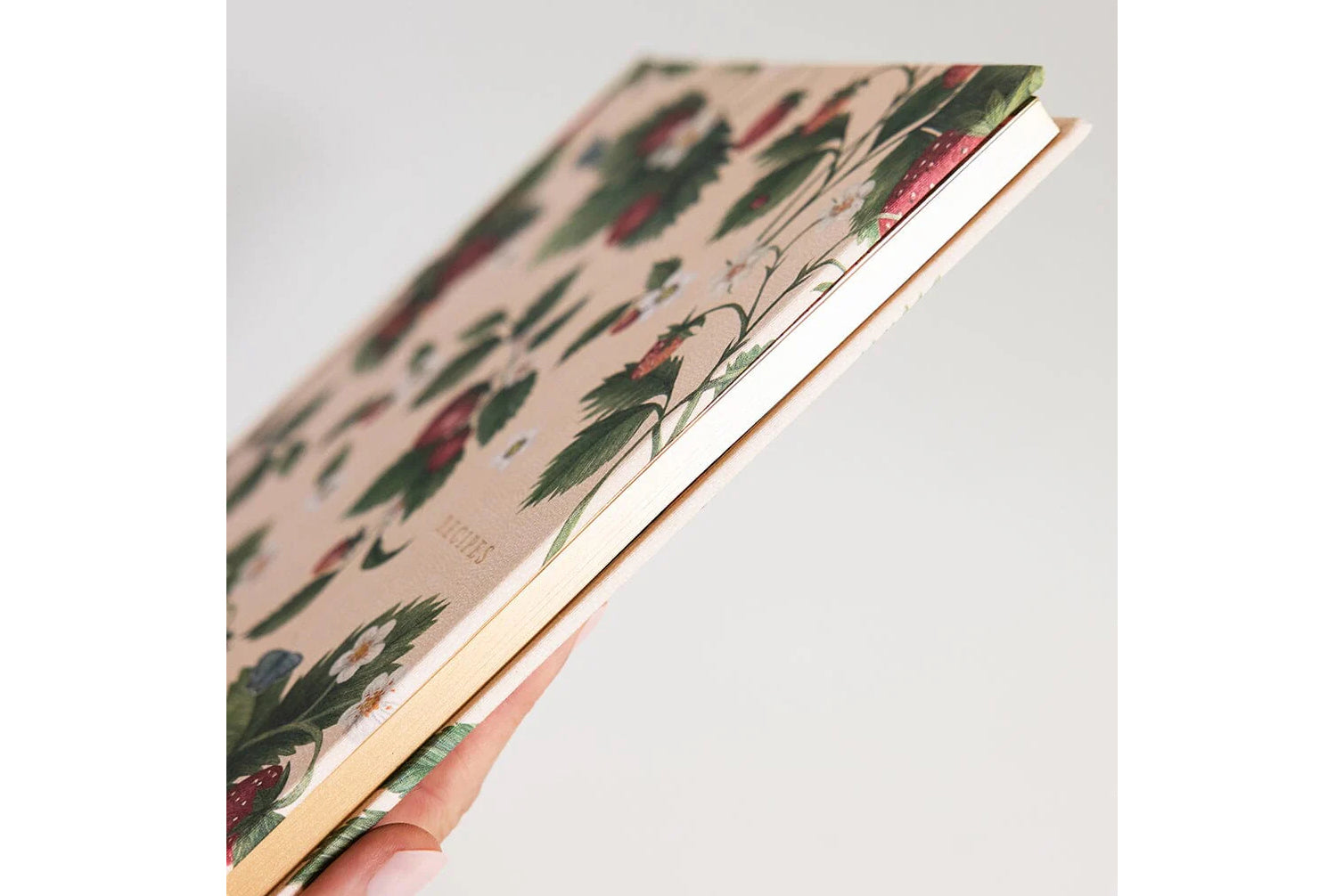 Bespoke Letterpress Heirloom Recipe Book Journal - Strawberries | Flywheel | Stationery | Tasmania
