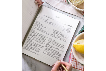 Bespoke Letterpress Heirloom Recipe Book Journal - Strawberries | Flywheel | Stationery | Tasmania