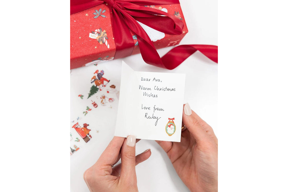 Bespoke Letterpress Sticker Collection - Christmas Joy Flywheel Stationery Tasmania