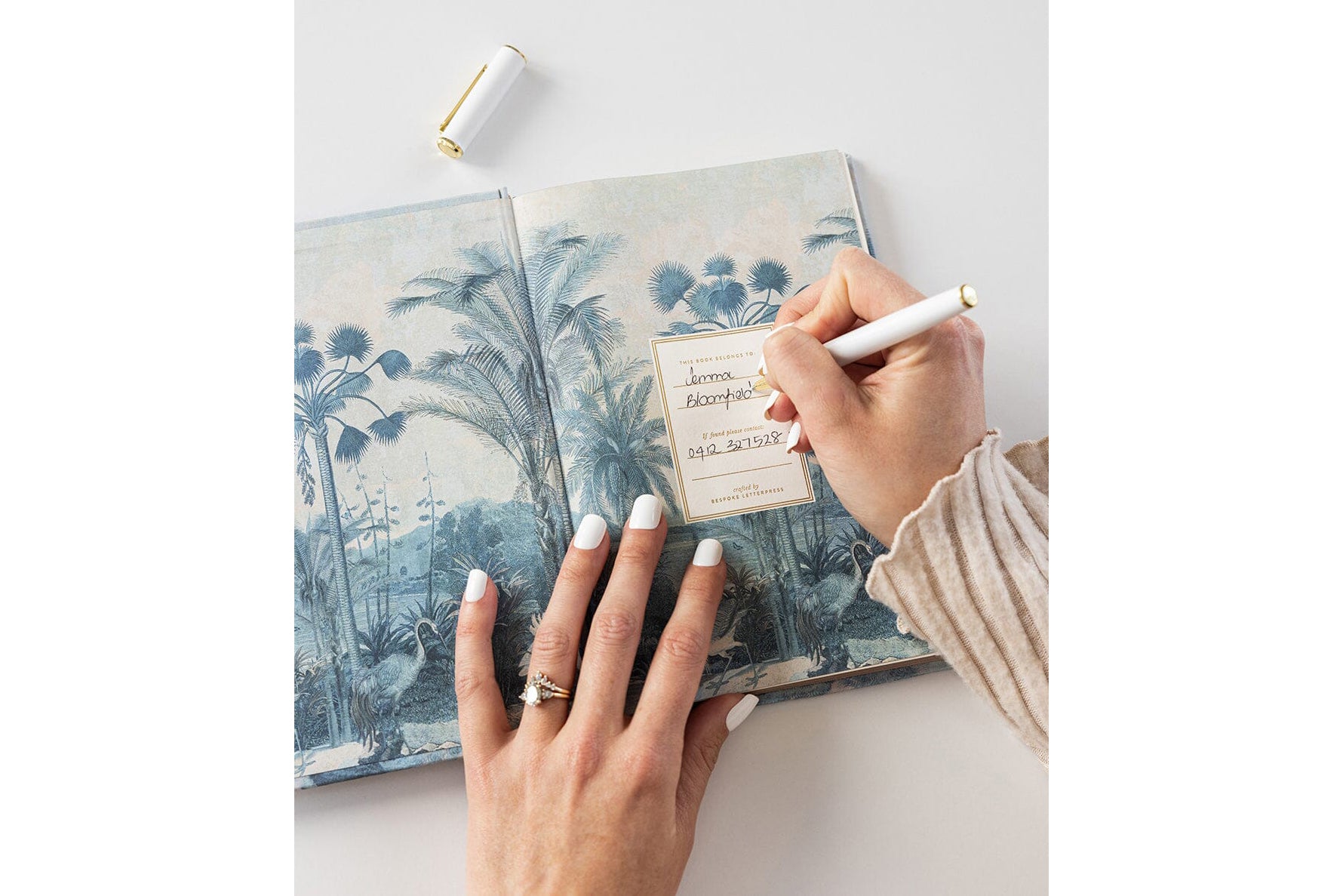 Bespoke Letterpress Travel Planner Journal Flywheel Stationery Tasmania